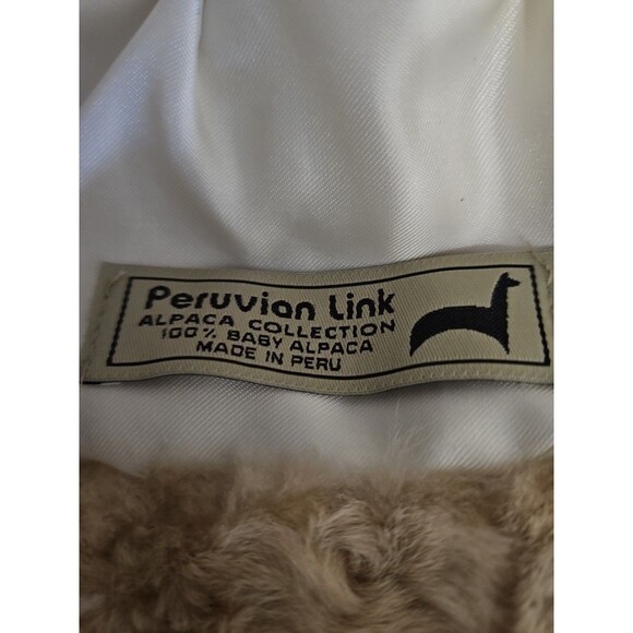 Vintage Peruvian Link Baby Alpaca Fur Trapper Hat EUC - Picture 4 of 8